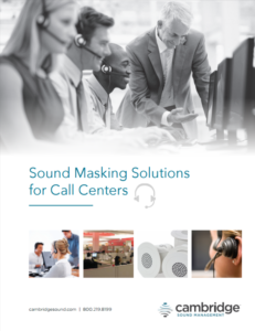 sound masking in call centers