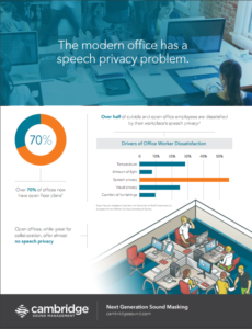 office speech privacy and sound masking